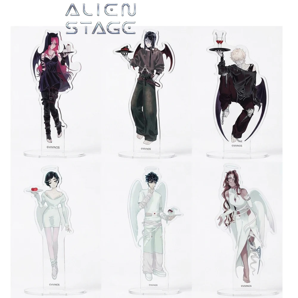 Anime ALIEN STAGE Mizi Luka Ivan Hyuna Till Sua Cosplay Figure Stand Acrylic Standing Plate Model Desktop Collect Decoration