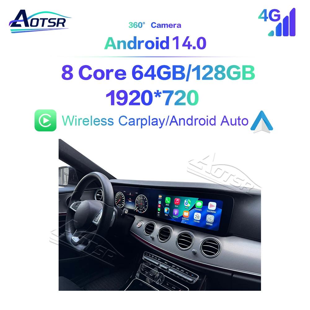 

Двойной 12,3-дюймовый HD двойной экран GPS-навигация Carplay автомобильный радиоприемник для Mercedes-Benz E W213 2016-2019 аксессуар премиум-класса для обновления