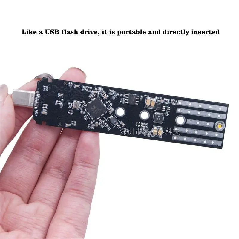 M. 2 Dual Protocol Universal NGFF Direct Insertion NVMe to USB3.1 External Adapter Type-A Type-C RTL9210B Chip