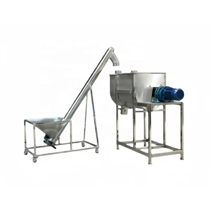 Sugar Dry and Wet Dual-Use Mixing Machine Seasoning Powder Mixer Large Stainless Steel Blending Machine for Commercial Use