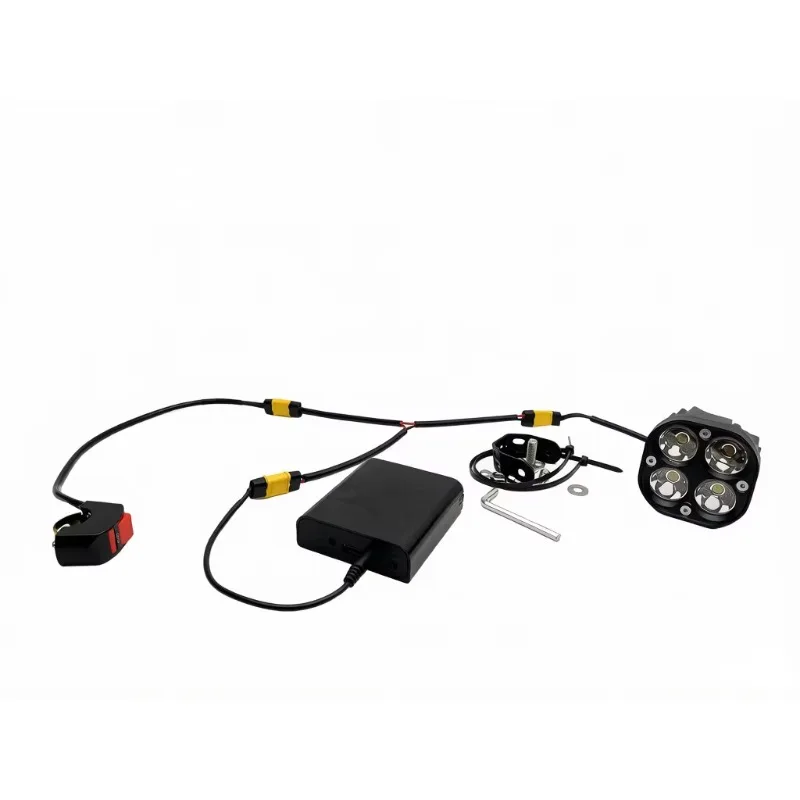2026 New 16V Rechargeable Battery Pack High Power Baja Light Spotlight 40W 3623 Lumens IP67 Waterproof Front Road Light ATV