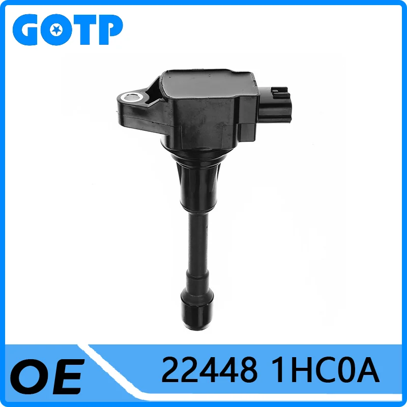 

GOTP Ignition Coil #22448 1HC0A For Nissan March Micra Versa Note 1.6L 2011-2017 Juke Qashqai J10 X-Trail INFINITI Q50