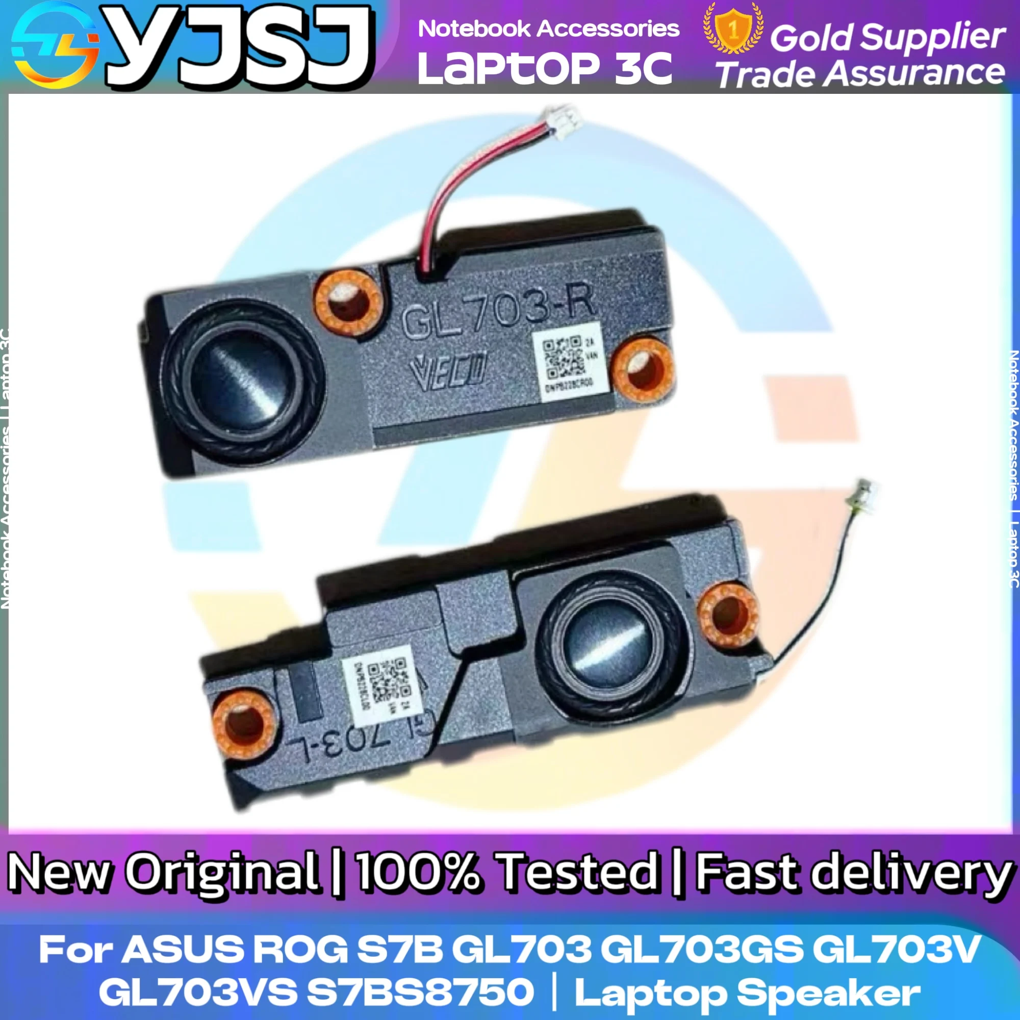 New Original Laptop speaker For ASUS ROG S7B GL703 GL703GS GL703V GL703VS S7BS8750 built-in speaker horn DNPB228CL00 DNPB22CR00