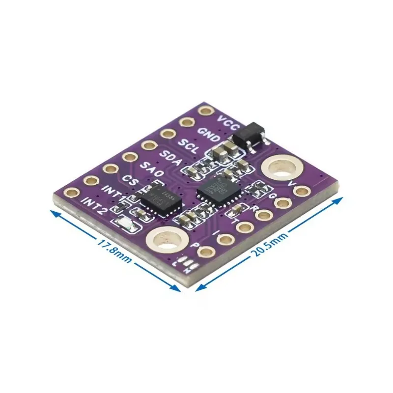 601N1 6-Axis Acceleration Gyro Sensor Module ICM-42688 ICM-45686 BMI323
