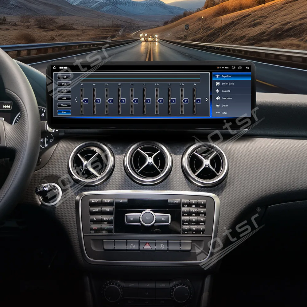 14.9‘ For Mercedes-Benz E-Class 2013-2014 Android 14 Car GPS Navigation Radio Multimedia Player HD Screen Instrument Head Unit
