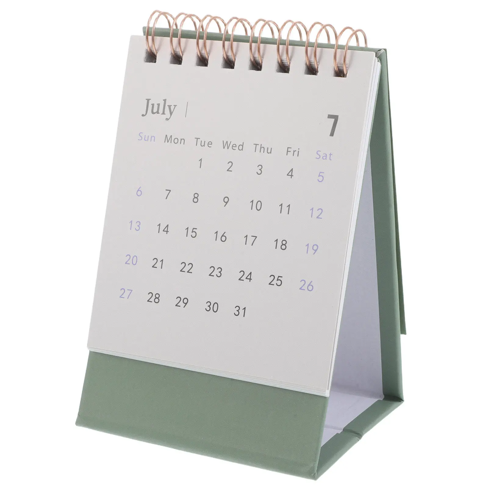

2026 Mini Desk Calendar Minimalist Standing Flip Table Calendar Compact Design for Office Home Desk Bedside Table Top Use