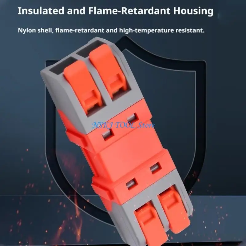L8RC Modular Wire Terminals Block Push In Connector For Household Wiring Projects