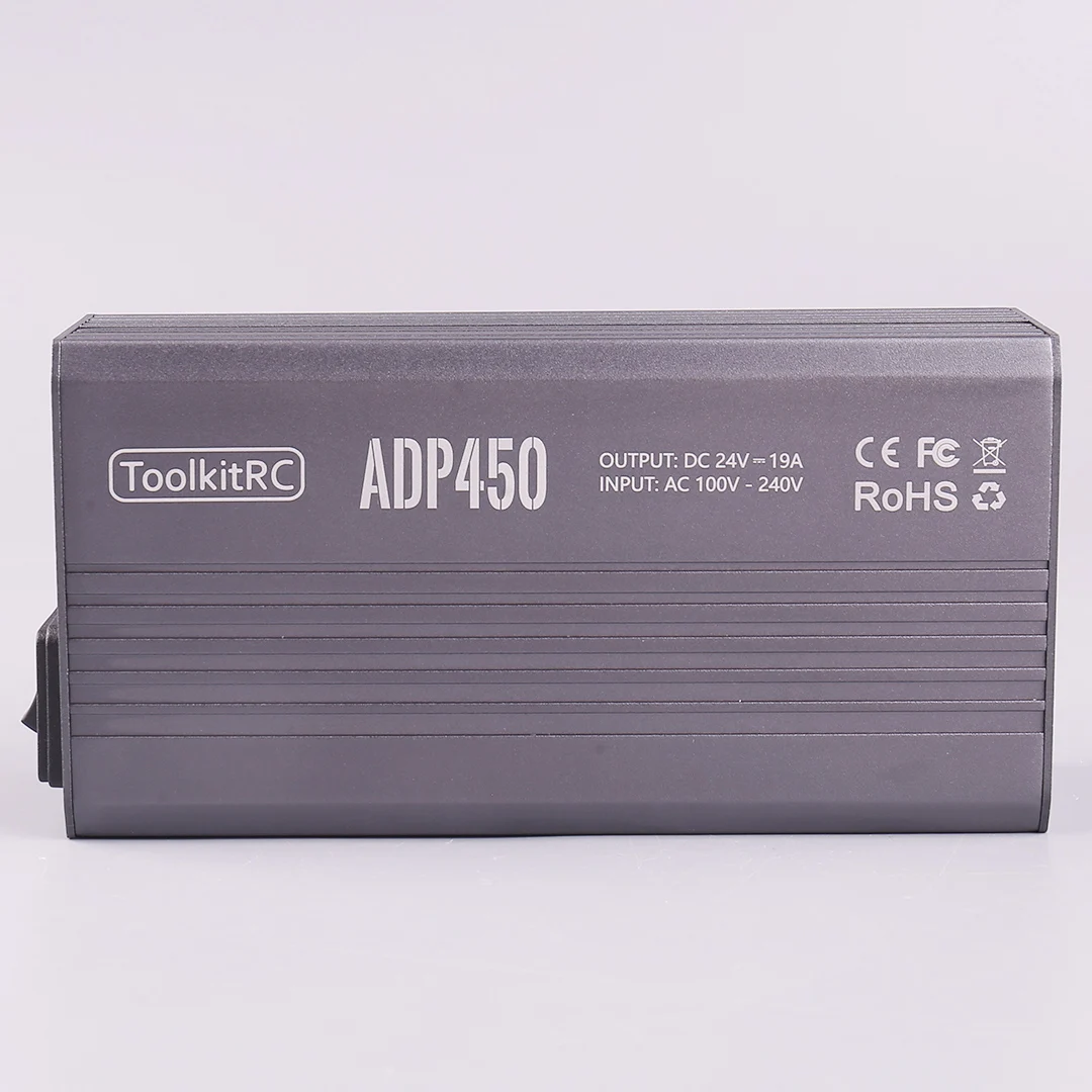 ToolkitRC ADP450 24V 19A 450W Power Adapter Charger with XT60 Plug for RC Power Supply