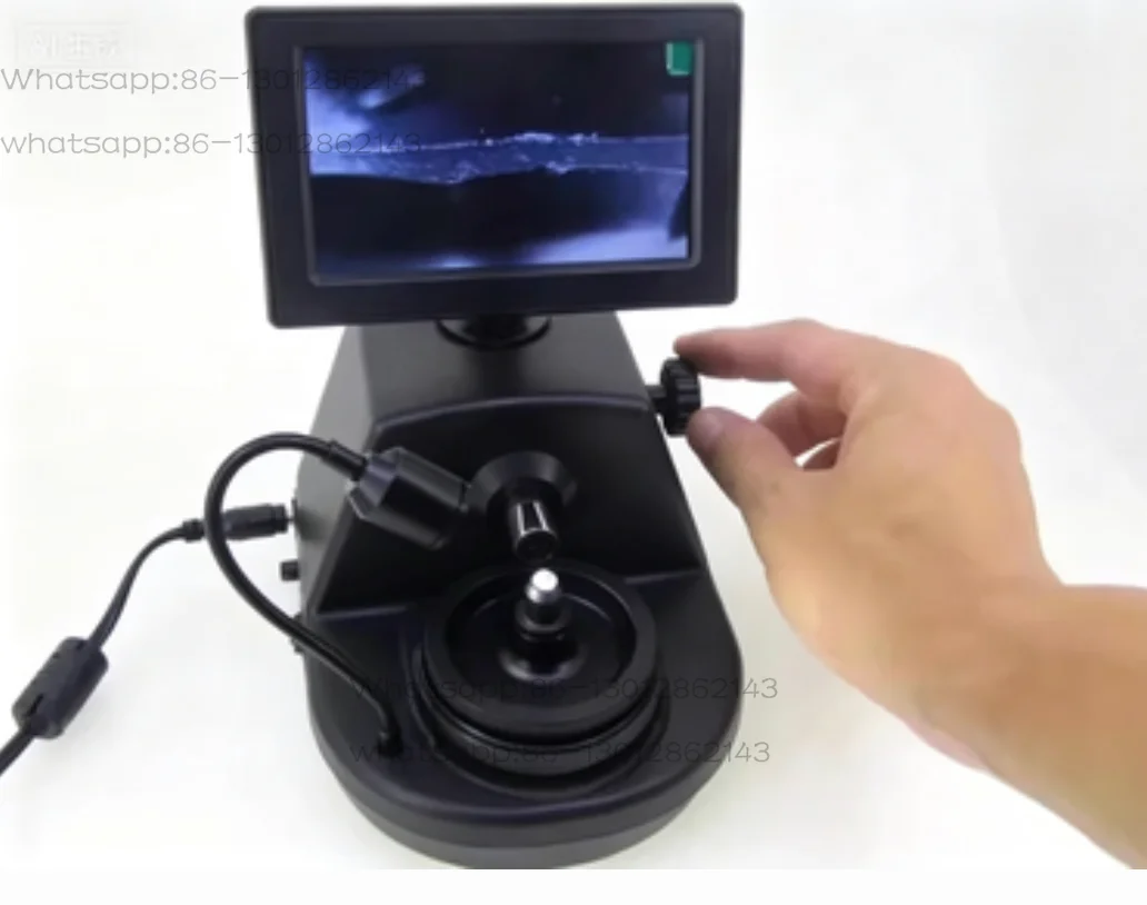 Digital Diamond Girdle Viewer - Microscope Camera, Diamond Inscription Viewer with 4.3Inch LCD Screen, Properties Observer