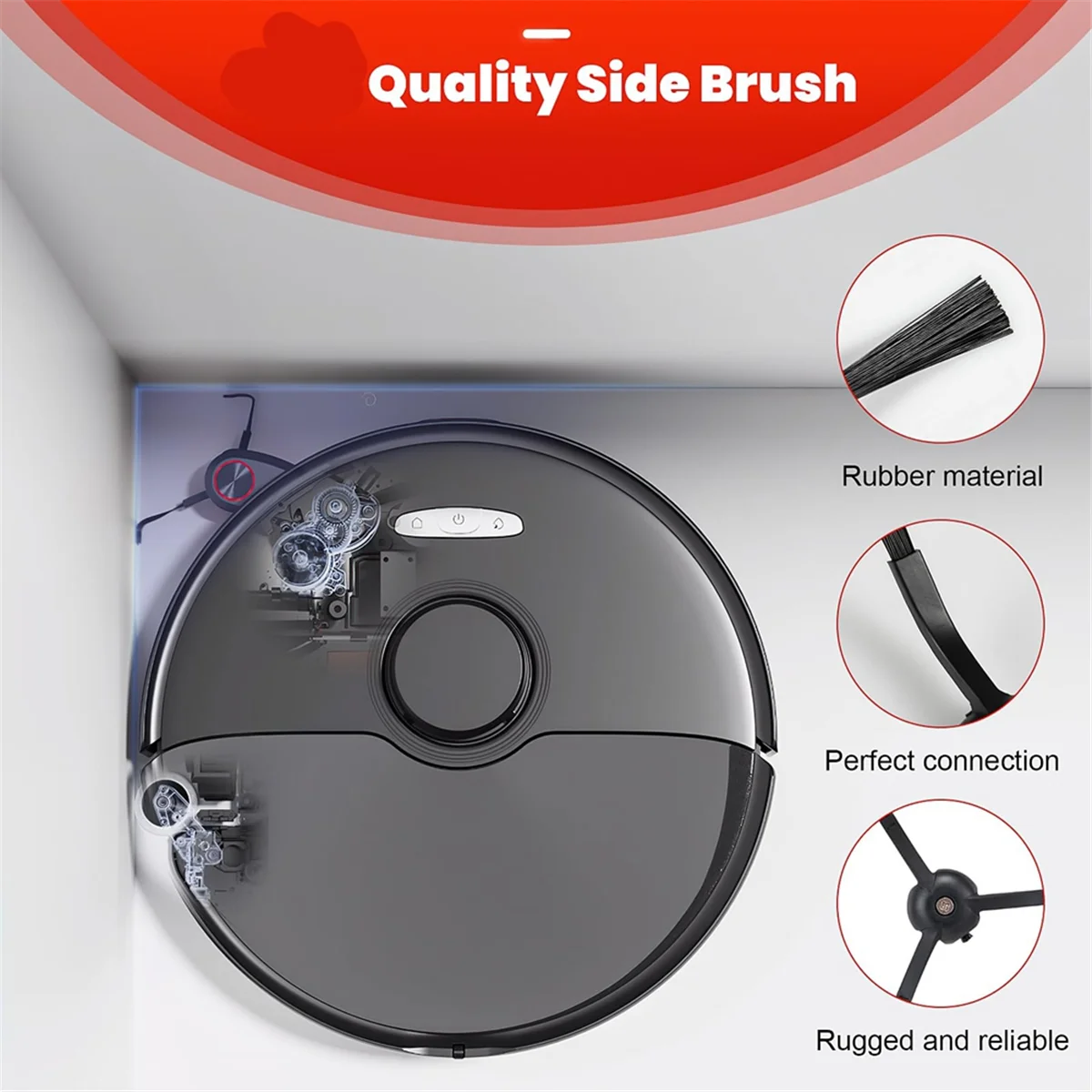 Roborock 울트라 로봇 진공 청소기 롤러 브러시, 사이드 브러시, 필터 걸레 패드, 먼지 봉투, S8 Max, MaxV 액세서리