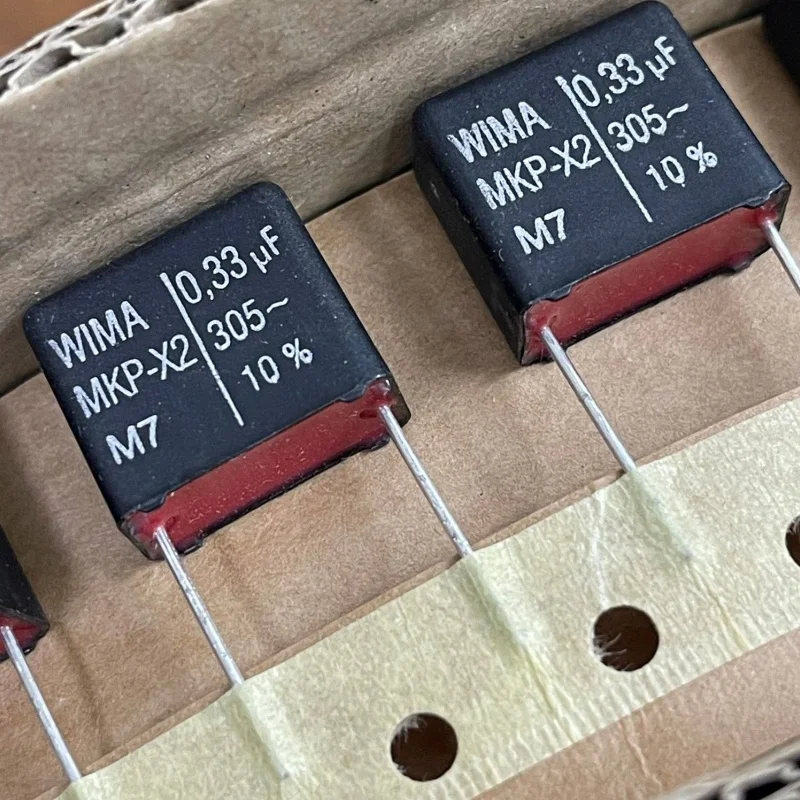 

2PCS MKP-X2 800V 0.33UF 305Vac Coupled Thin Film Capacitor