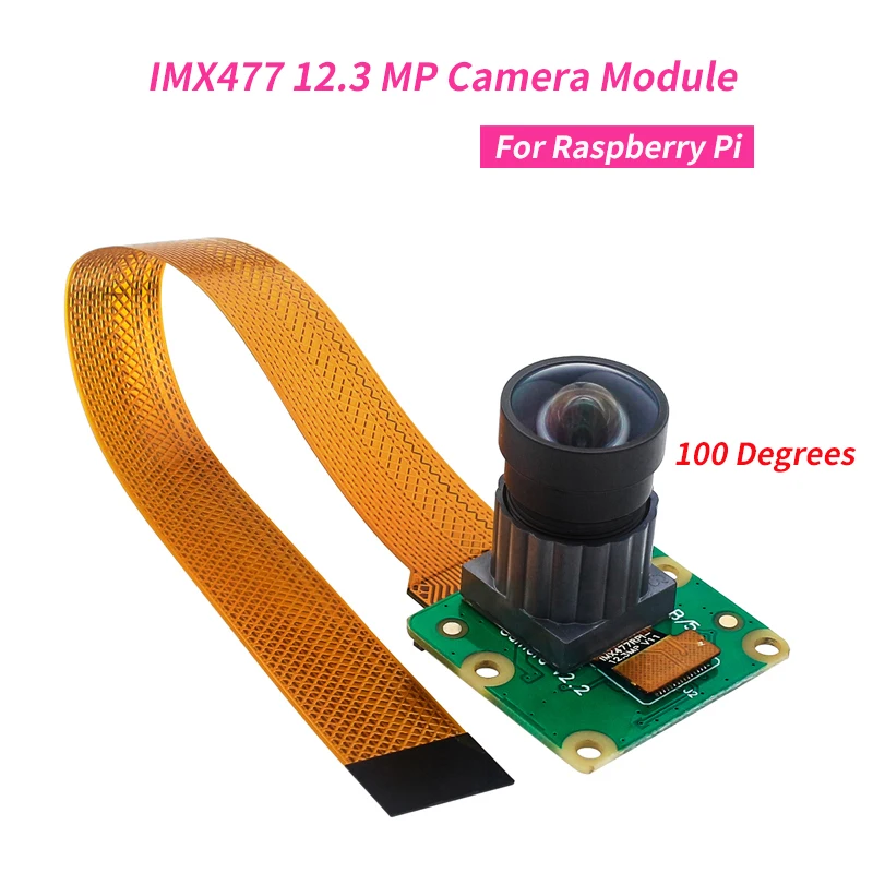 

High Quality IMX477 12.3MP Camera Module 100 Degrees Support NVIDIA Jetson Nano With Cable For Raspberry Pi