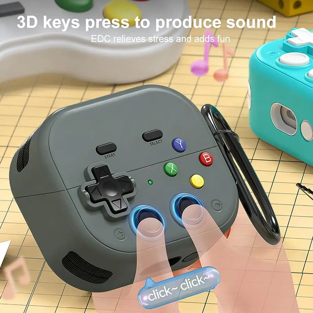 für Airpods Pro 3 Hülle Lustiges Hardshell-Gehäuse im Game-Design Stoßfeste Schutzhülle für Airpods Pro 3. Generation mit Reinigungsset – Detail 4