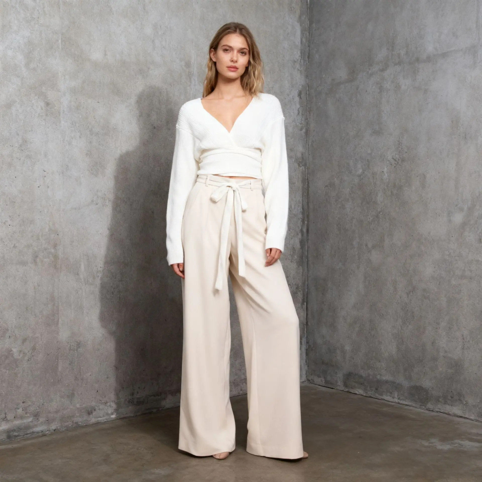 

Сексуальный вязаный свитер с открытой спиной и v-образным вырезом, женский весенний свитер с длинным рукавом, элегантный пуловер с галстуком-бабочкой на талии, шикарный тонкий вязаный топ, джемпер 2026