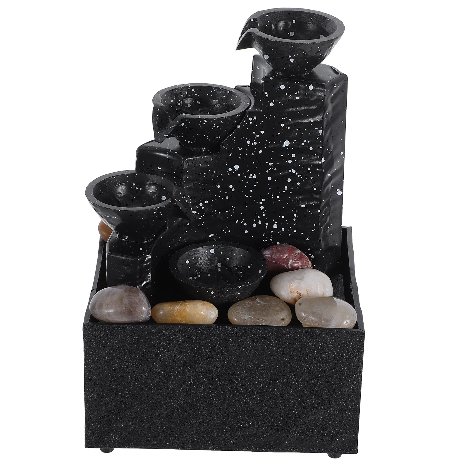 

Waterfall Decorative Ornaments Desktop Small Artificial Landscapes Plastic Countertop Fountains