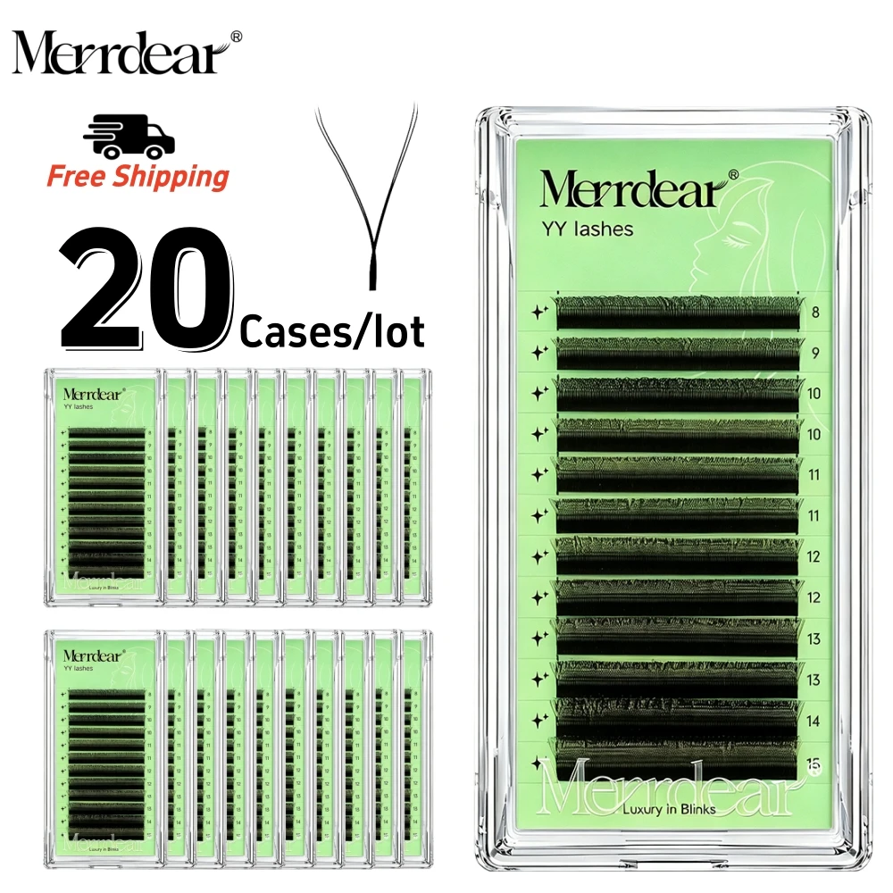 merrdear-20trays-set-yy-shape-eyelash-extensions-wholesale-natural-premade-yy-shaped-lashes-false-eyelash-makeup-free-shipping