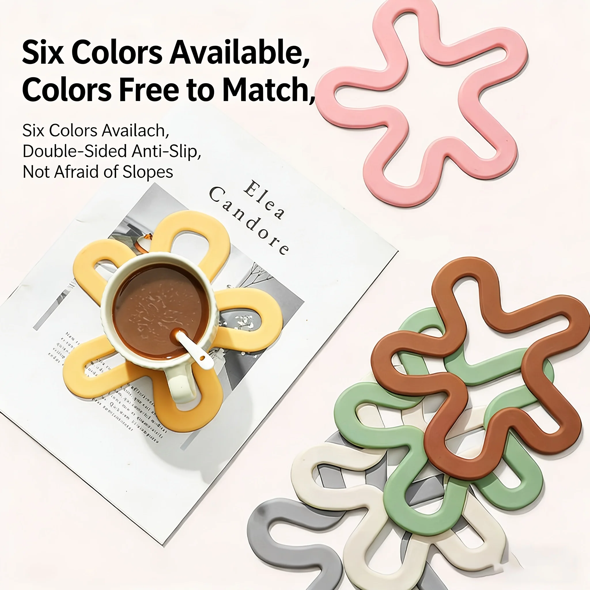 

Silicone Heat Insulation Pad Anti Scald Table Pad Household Dish Plate Mat Pot Mat Bowl Mat Dining Table Pad Cup Mat