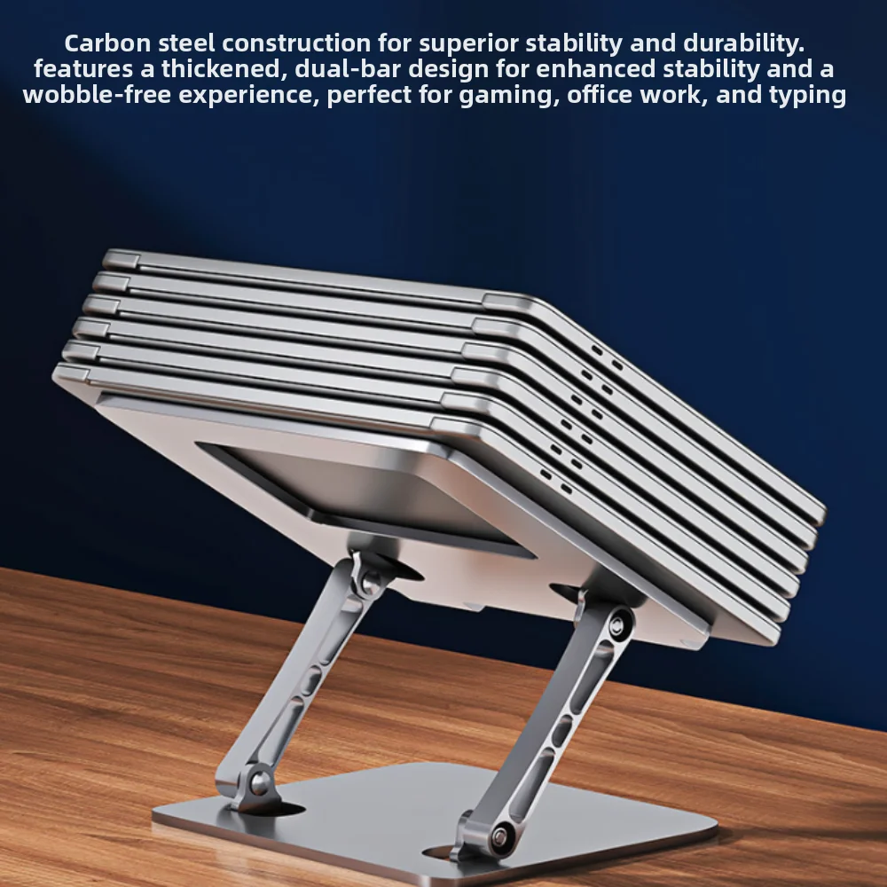 

Rotating Adjustable Laptop Stand Heat Dissipation Foldable Laptop Holder Metal Anti Slip Laptop Metal Bracket Desk Holder