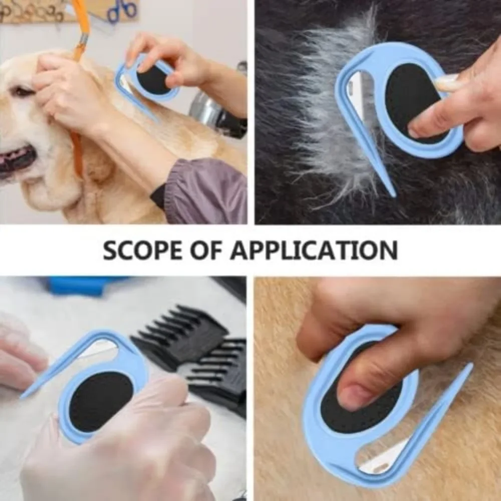 Neue 1Pcs Offenen Knoten Kamm Haar Kamm Welpen Pflege Trimmer Klinge Pinsel Pet Zubehör Haustier Hund Kamm Katze haar Cutter Kamm Haar