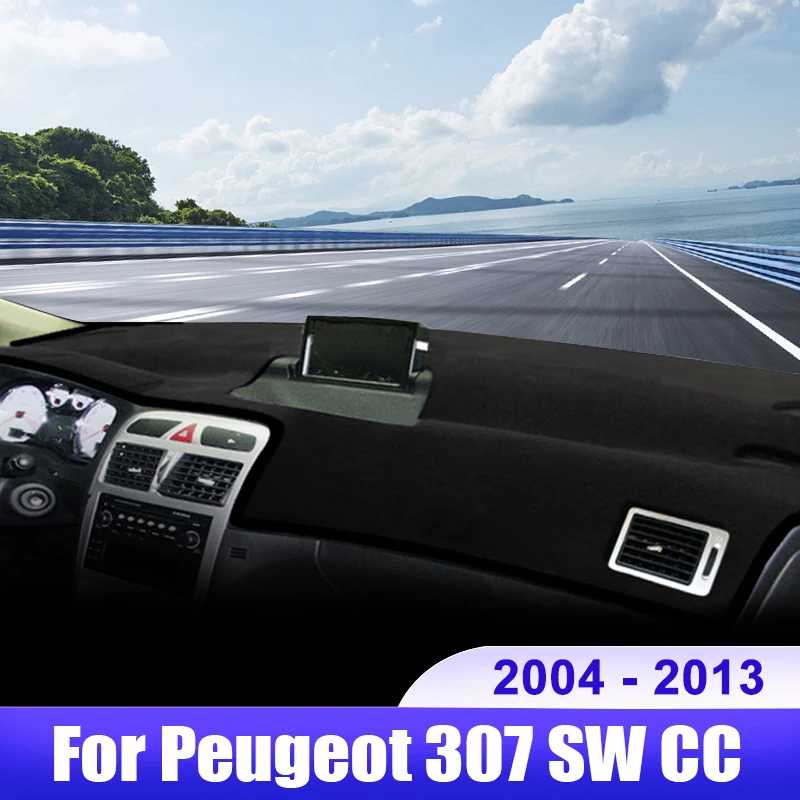 

Для Peugeot 307 SW CC 2004 2005 2006 2007 2008 2009 2010 2011 2012 2013 307SW 307CC крышка приборной панели автомобиля коврик аксессуары