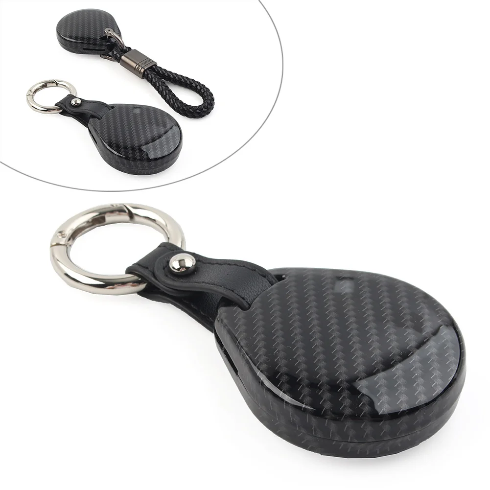 Carbon Fiber Motorcycle Key Chain Case Holder Fob Procter Cover For Harley Touring Sportster Softail FL FLST FXST VRSC 2007-2016