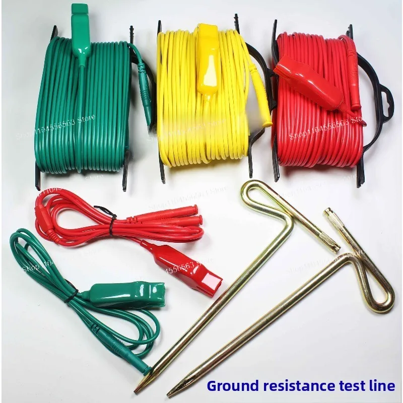 DY4100 Ground Test Kit Digital Earth Ground Resistance Meter Ohm Instruments Inspection Electrician Resistance Tester