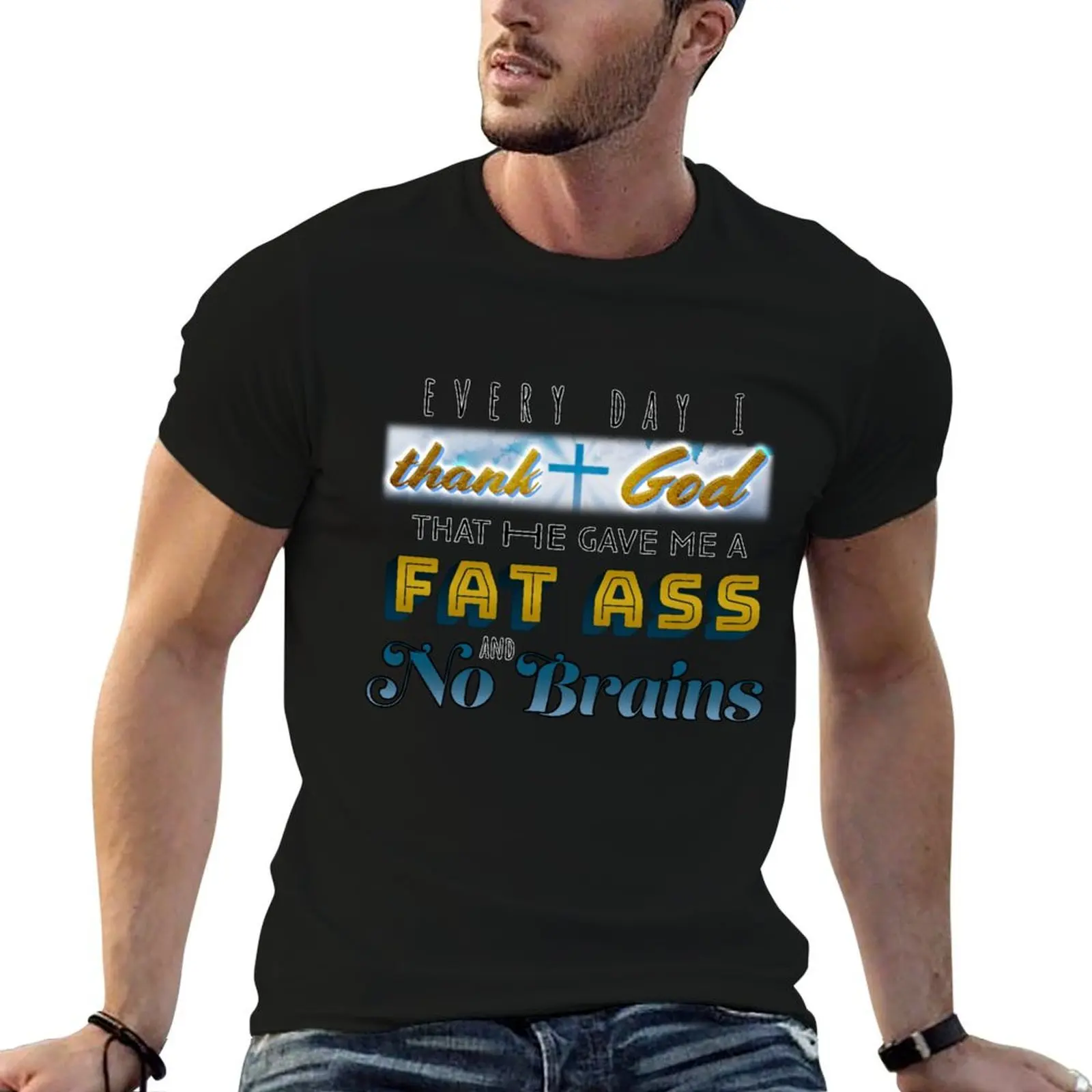 Daily Prayers: Tushie Edition T-Shirt vintage anime shirt sports fans slim fit t shirts for men