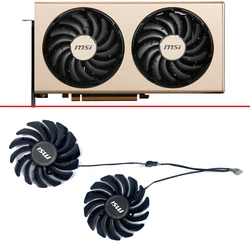 2 adet soğutma 85MM MSI 09210s12hh 4PIN GPU soğutma fanı MSI Radeon rxrxxt EVOKE OC RX 5700 5700XT grafik fan