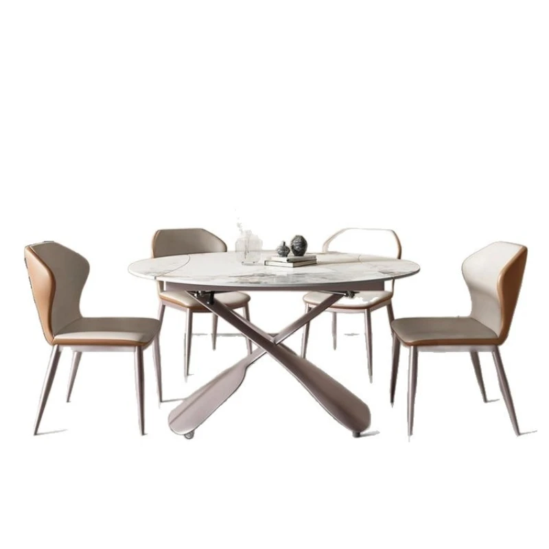 

table dining table dual-purpose integrated modern small apartment household multi-functional rotating round tea table