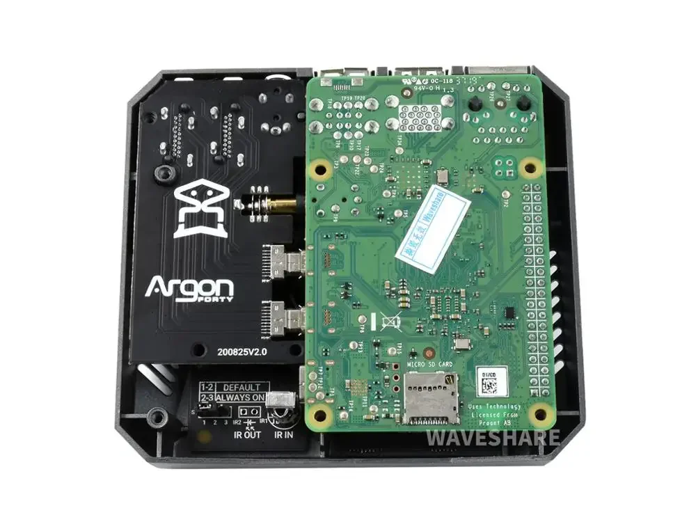 For Raspberry Pi 4 Argon ONE V2 Aluminum Case , With Safe Power Button Amazing Temperature Management