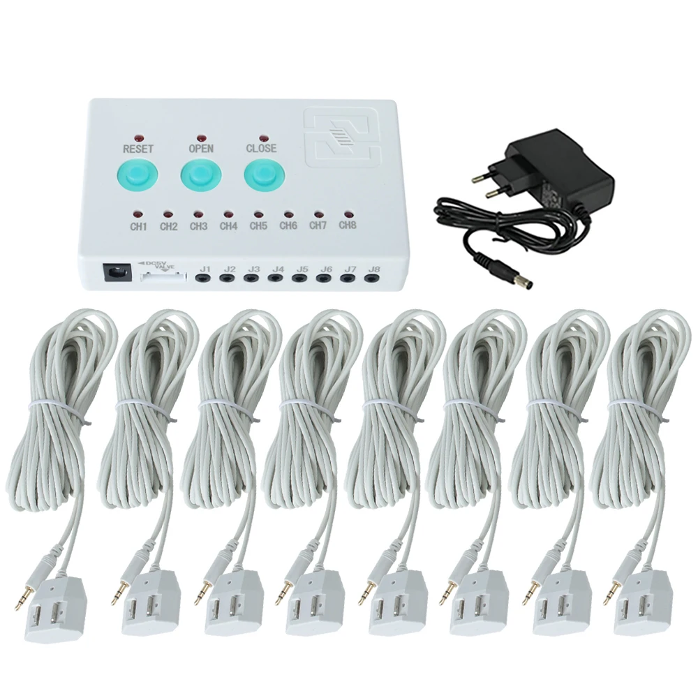 

hot selling in Russia high quality water leak control unit water leakage controller WZ808 with 8pcs 6m water probe sensor