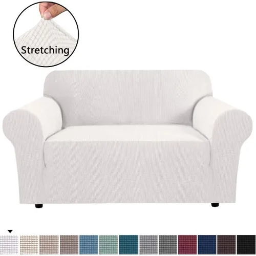 Bogda Honey comb Pattern Stretch Lastıklı Flexible Seat Sofa Case 3 Personality White