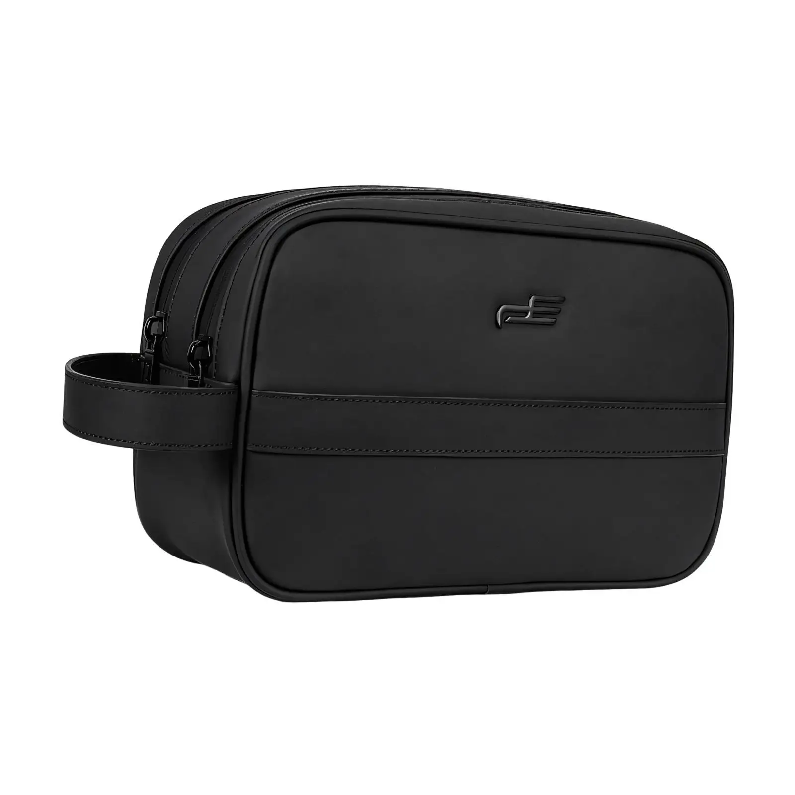 Stylish Matte Golf Handbag Functional Ball Bag Double Layer Compartment Golf Pouch Tote for Outdoor Sports Accessories Unisex