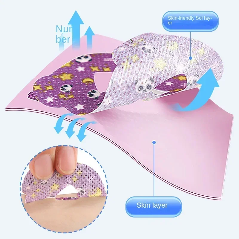 30-90 Pcs/lot Anti-Snoring Stickers Children Adult Night Sleep Lip Nose Breathing Improving Patch Mouth Correction Orthosis Tape