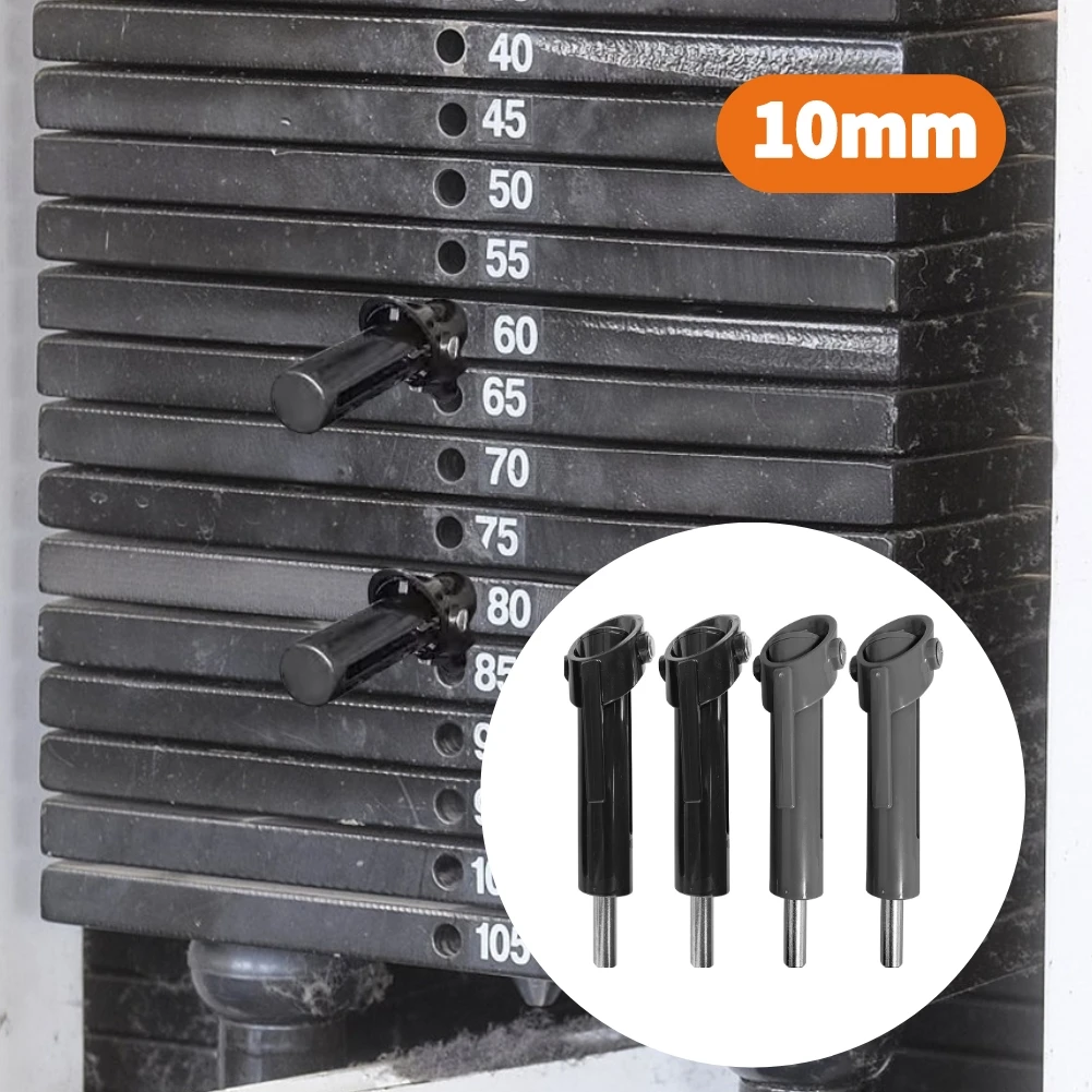 2PCS Weight Stack Pin 10mm Gym Equipment Weight Loading Pin Universal Portable Weight-decreasing Pin Weight Stack Replacement