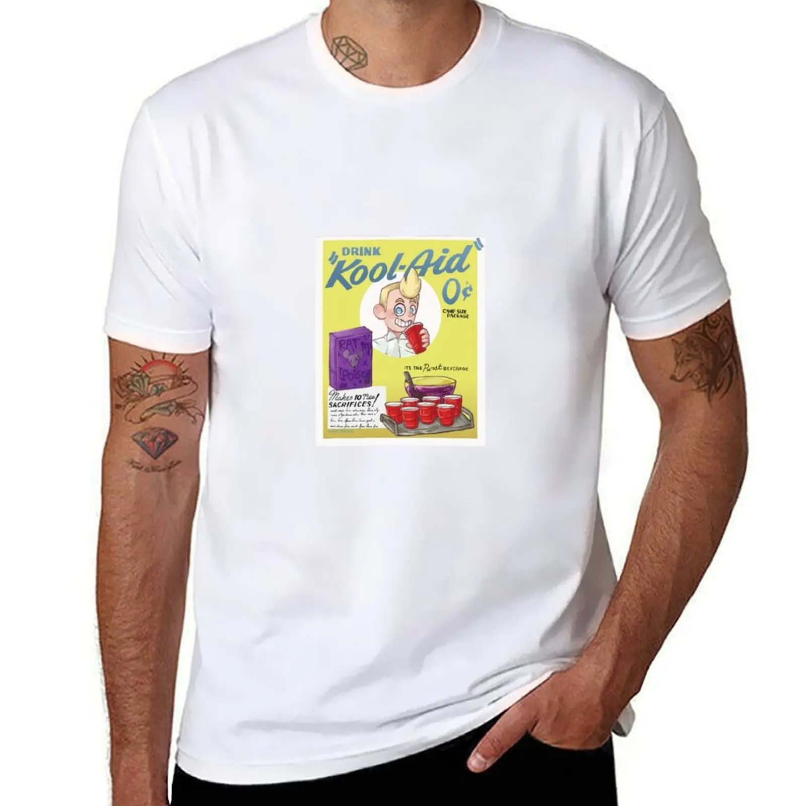 

Camp Camp Daniel Drink Koolaid T-Shirt t shirt custom print t shirts for man pack white man t shirt cotton high quality T-shirt