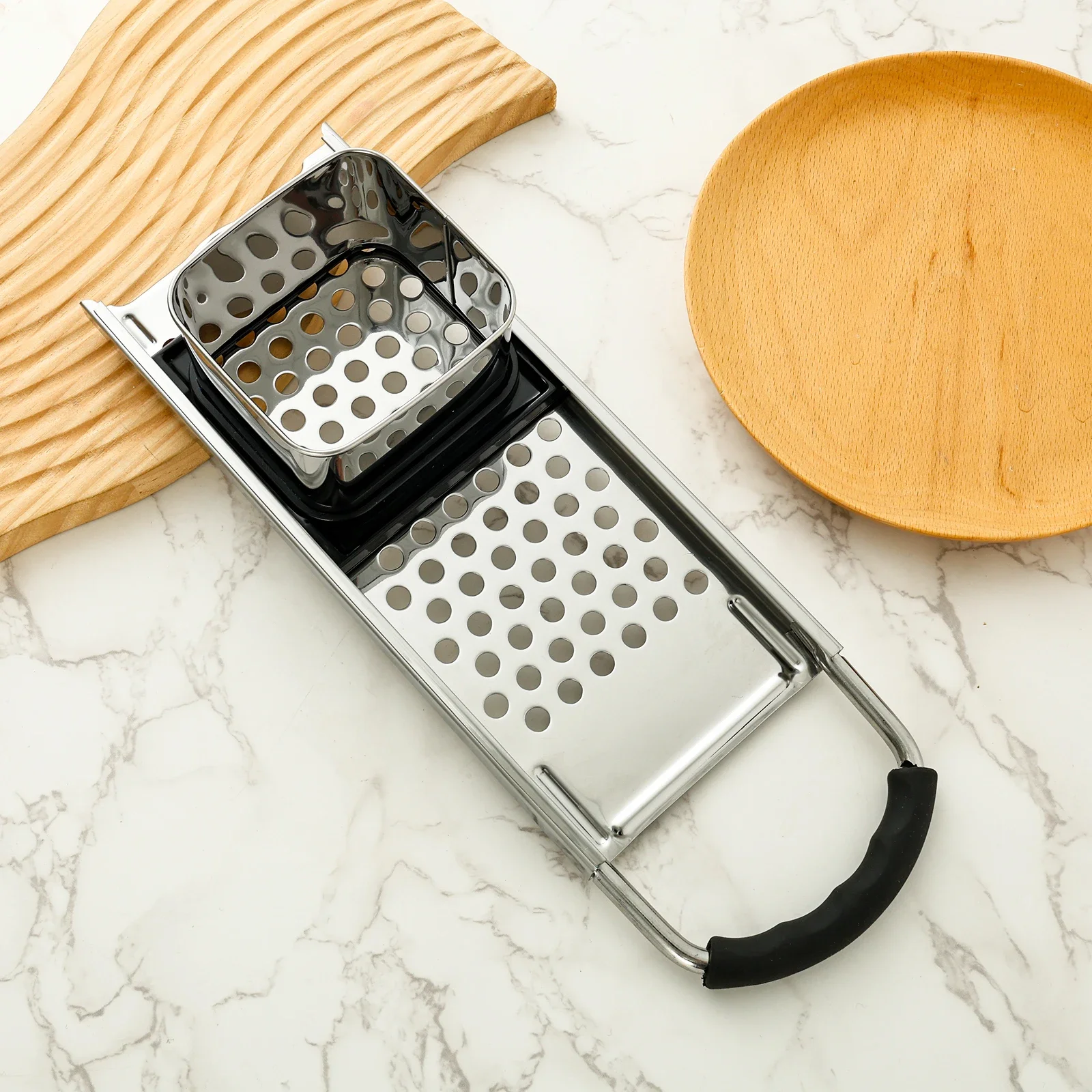 Máquina para Hacer Spaetzle de Acero Inoxidable, Prensa para Fideos Eficiente, Prensa para Spaetzle Desmontable, Prensa Ergonómica para Fideos y Dumplings