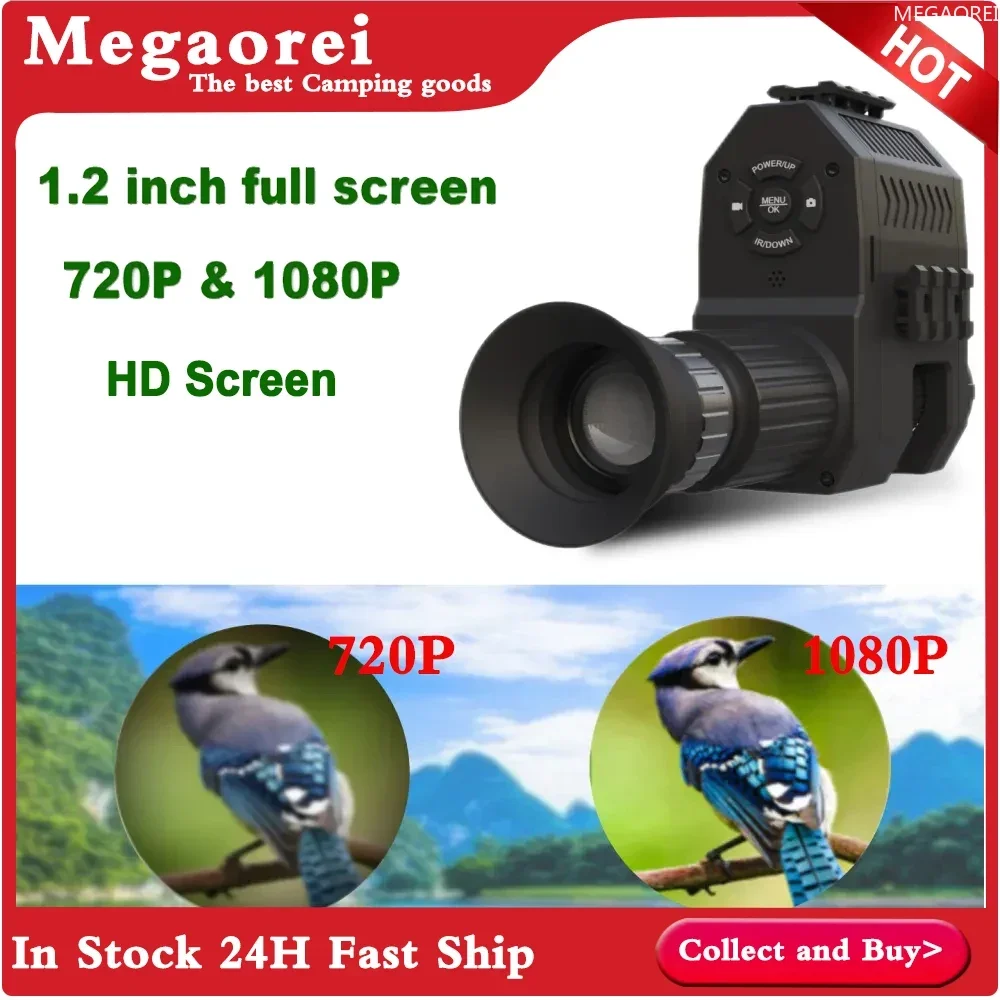 

NEW Megaorei NK007 New Upgrad Laser Infrared HD 1080P Monocular Night Vision Telescope X1-X4 Zoom Hunting Camera Hot Selling KIT