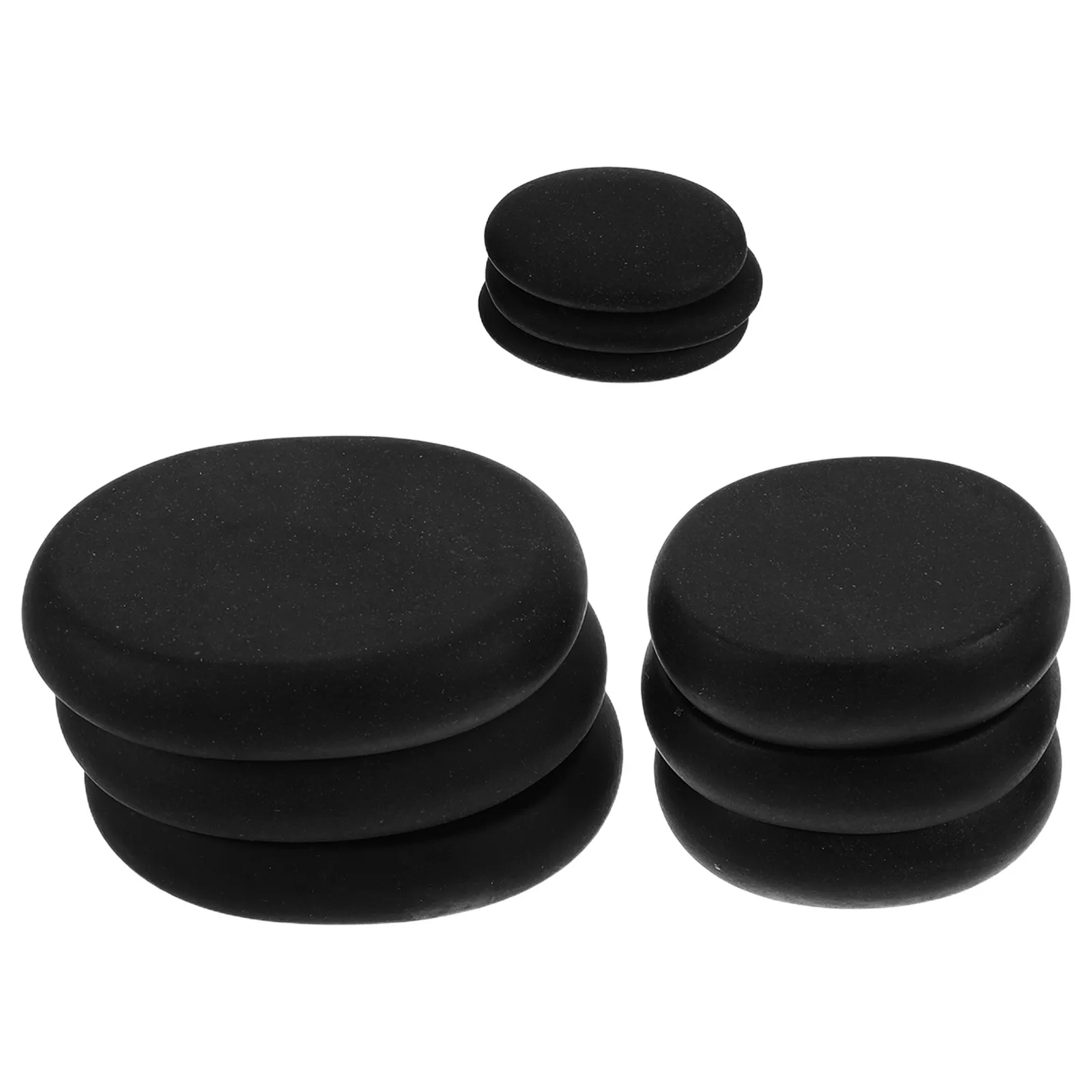 9-teiliges Massage-Set mit vulkanischen Steinen, hitzebeständig, für Rücken, Nacken, Schulter, Entspannung, ätherische Öltherapie, Spa, Heimgebrauch, Hot Stones