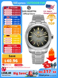 San Martin 36/39/42mm SN0144 JianZhan Dial Gada Watch Miyota 9015 Original Design Men Luxury Dress Automatic Mechanical Watches