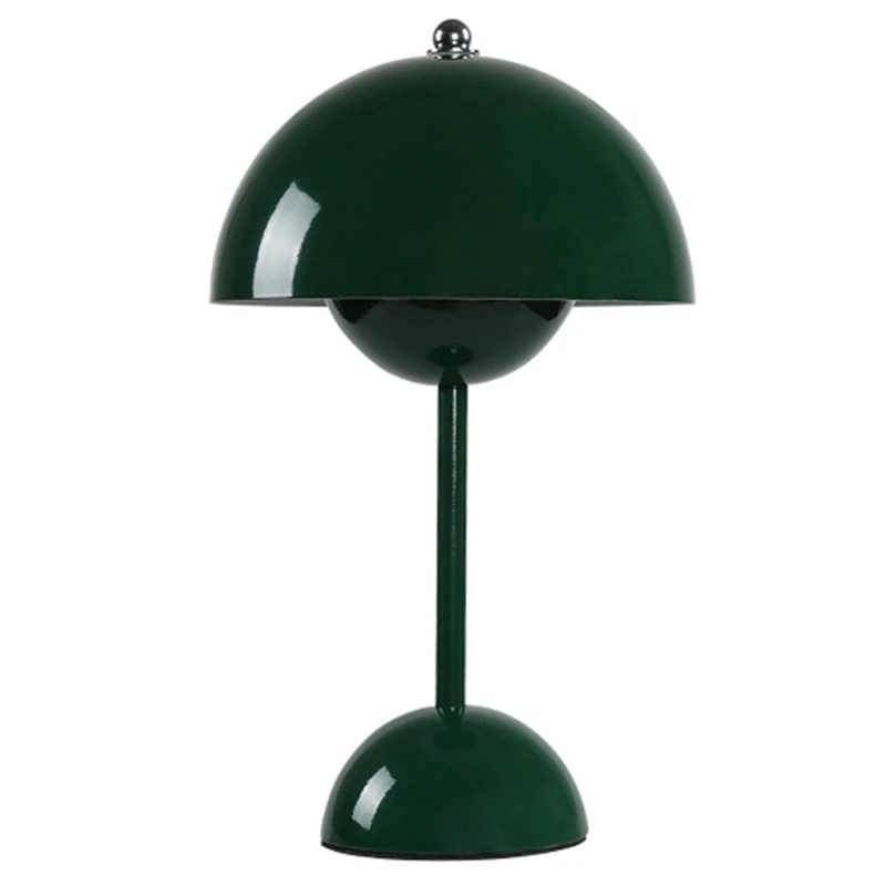 

【Top Picks】Top Touch Switch LED Table Lamp Rechargeable Flower Bud Mushroom Design Living Room Decor Desk Night Stand Lamp