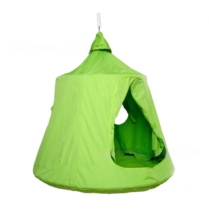 Outdoor children's swing camping chair new green hanging tent swing leisure and entertainment spot
