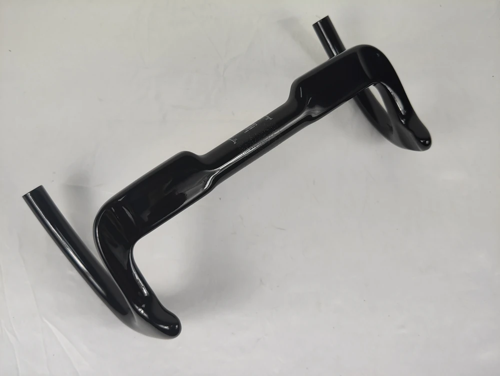 BIKEDOC TB28 Carbon Bunch Bar Toray 700 Track Bar für Vorder- und Hinterradbremsen, Fixie Carbon Lenker, UD glänzender Dropbar – Detail 15
