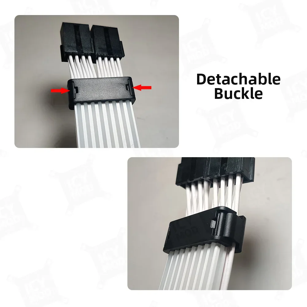 RGB 24PIN Motheboard Rallonge Câble ARGB GPU Extensions Câble 8PIN Éclairage Streamer Rainbow Neon VGA Extender PC MOD AURA