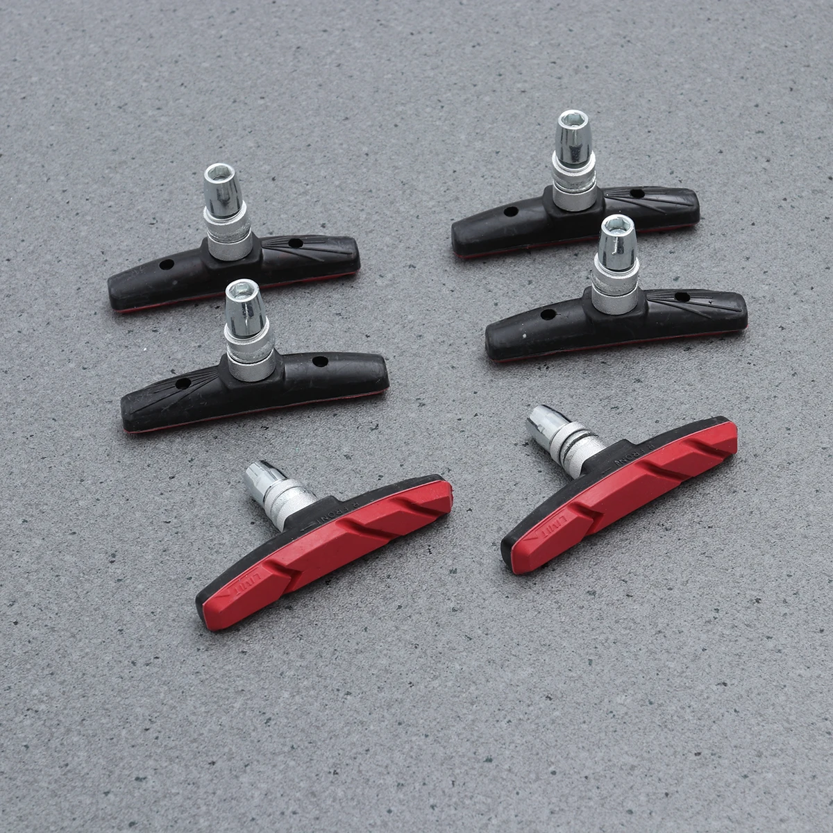 

Pads Durable Rubber Bike Parts Accessories Replacement for Mountain Bicycle Wear Resistant Non Slip Grooved Rubber