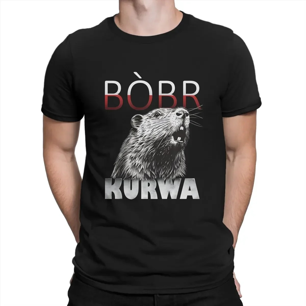 Short Sleeve Tees Original ClothingLeisure Bobr T-Shirt for Men Crew Neck Cotton T Shirts Kurwa Bober mens designer clothes 2024