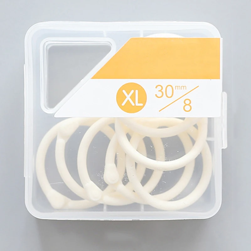 Loose Leaf Binder Rings Colorful Paper Notebook Rings Keychain Ring For Cards Paper Notebook