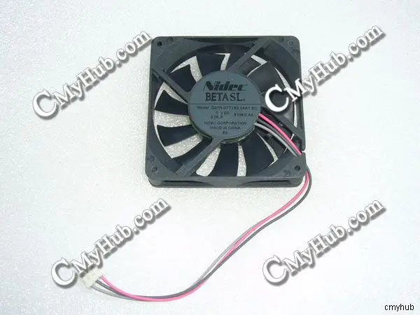 For Nidec D07R-07T2S304A1 EC DC7V 0.05A 7015 7CM 70MM 70X70X15MM 3pin Cooling Fan D07R-07T2S304A1