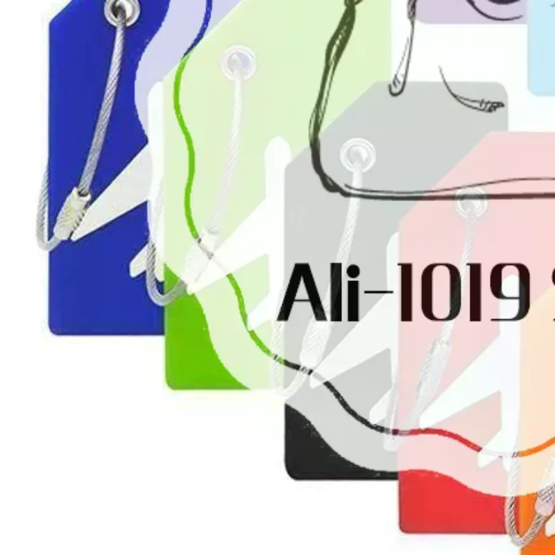 1Pc Soft Silicone Luggage Tag 7 Optional Colors Boarding Pass Baggage Name Label For Women Men Travel Use