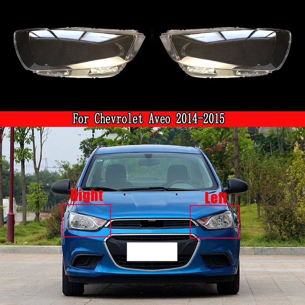 

Headlight Lampshade Lampcover Head Lamp light Covers For Chevrolet Aveo 2014 2015 Headlamp Lens Car Replacement Auto Shell Cover